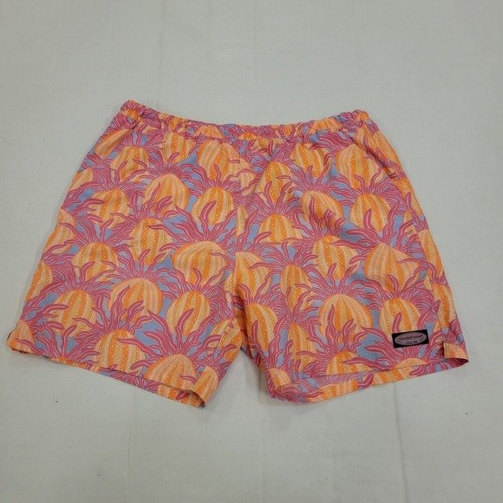 Vineyard Vines Chappy Swim Trunks Board Shorts Men's Sz XL All Over Print Urchin
